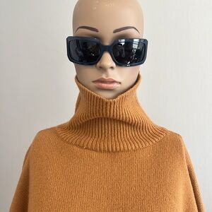 Gucci Sunglasses GG Blue Frame Red Stripe GG 2593/S BMV72 59-16 110\